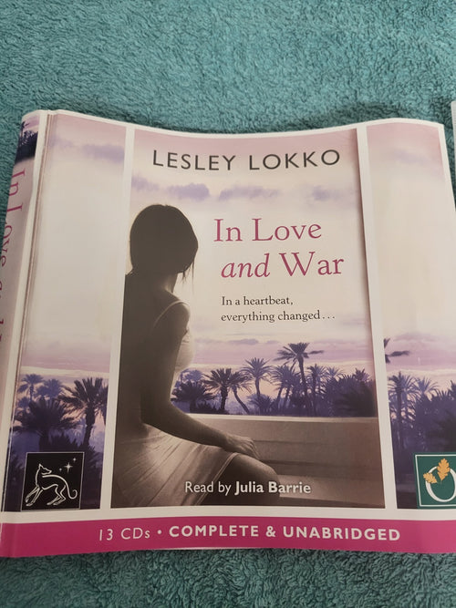 AALESLEY LOKKO - IN LOVE AND WAR - 13 cds - audiobook unabridged DISC ONLY