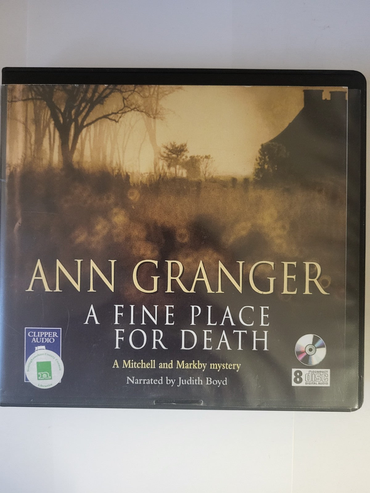 ANN GRANGER - A FINEPLACE FOR DEATH - 8 CDS AUDIOBOOK UNABRIDGED DISC ONLY