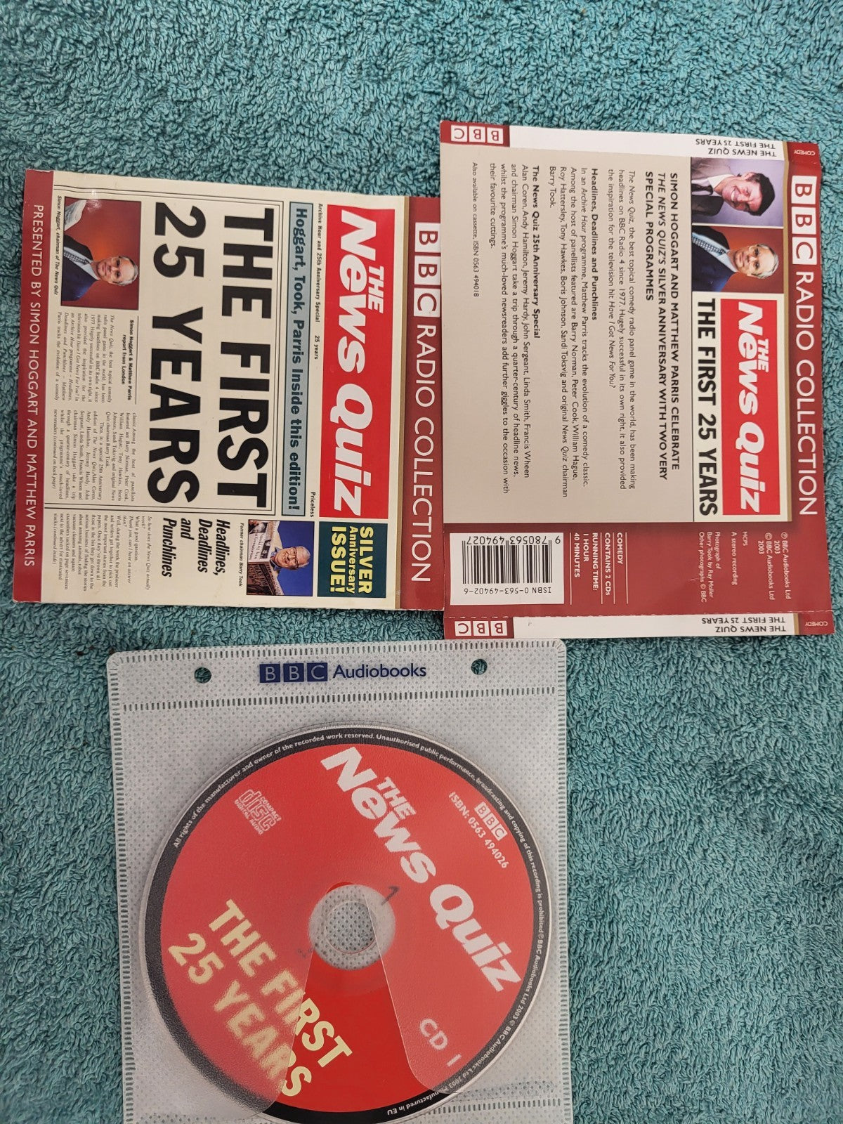 BBC RADIO COLLECION - THE NEWS QUIZ THE FIRST 25 YEARS - 2 CDS - audiobook unabr