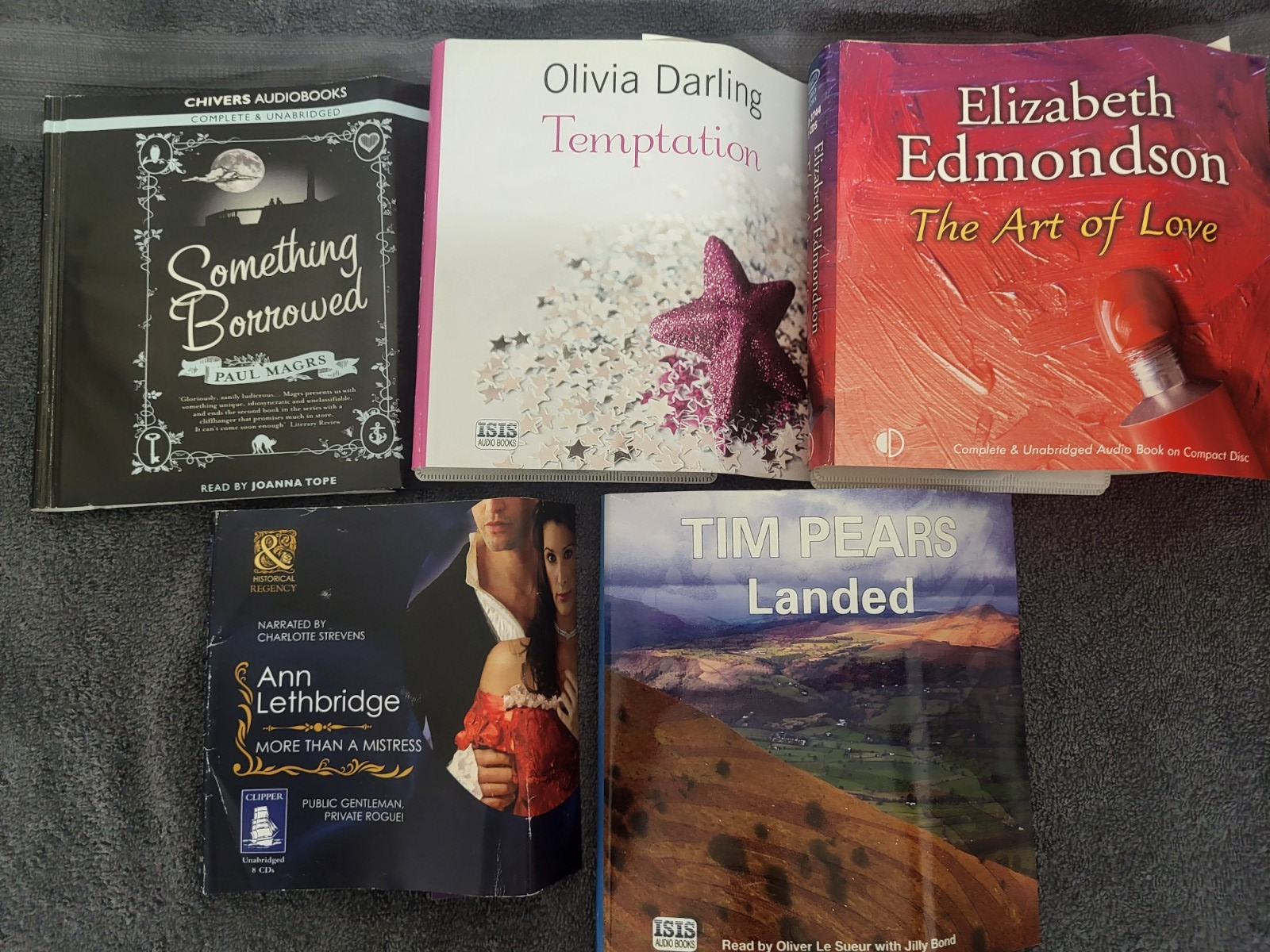 Adult Fiction Audiobook CD Bundle – Mixed Genres – 11 Titles - Big Collection