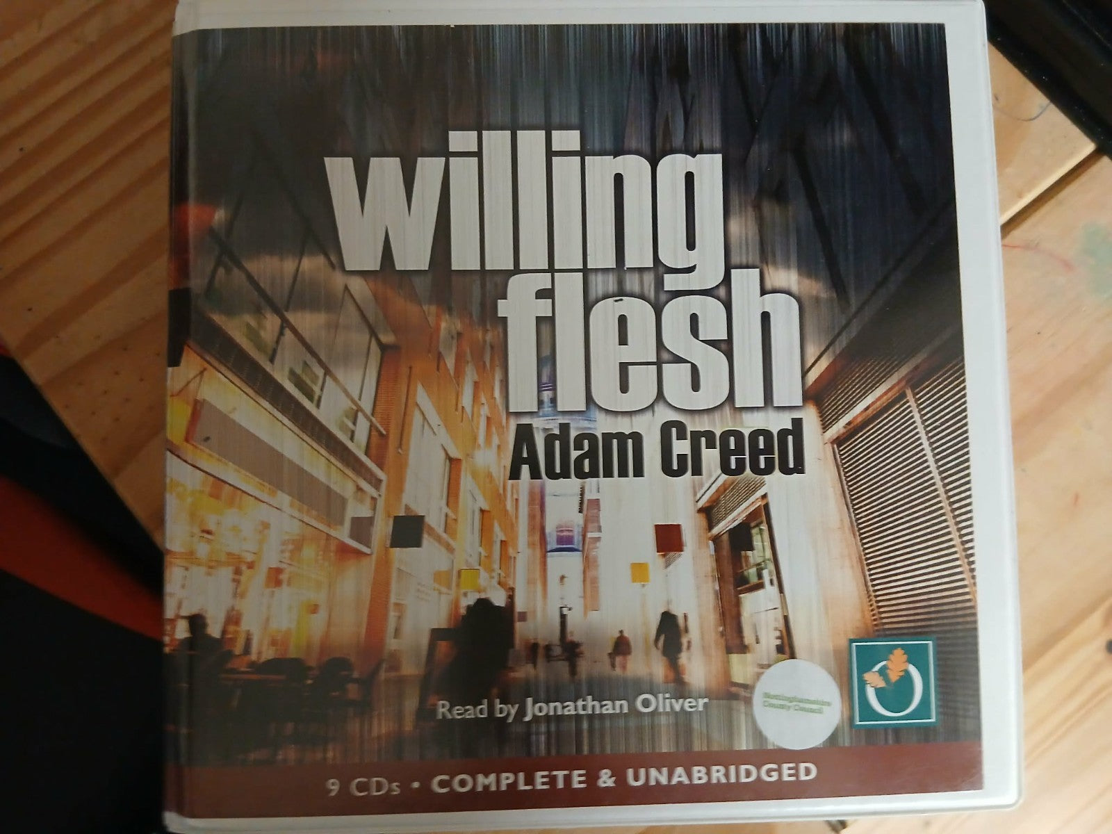 ADAM CREED - WILLING FLESH - 9 CDS  audiobook unabridged disc only