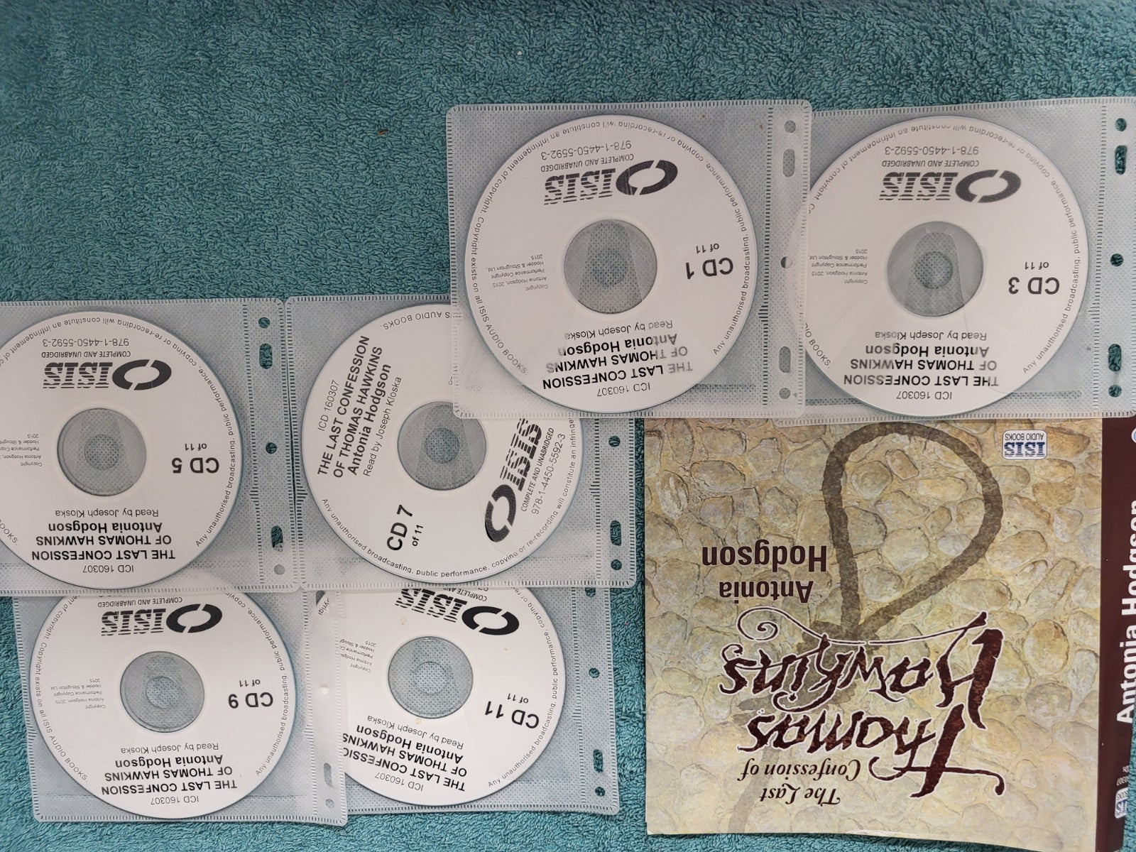 ANTONIA HODGSON THE LAST CONFESSION OF THOMAS 11cd audiobook unabridged DISCONLY