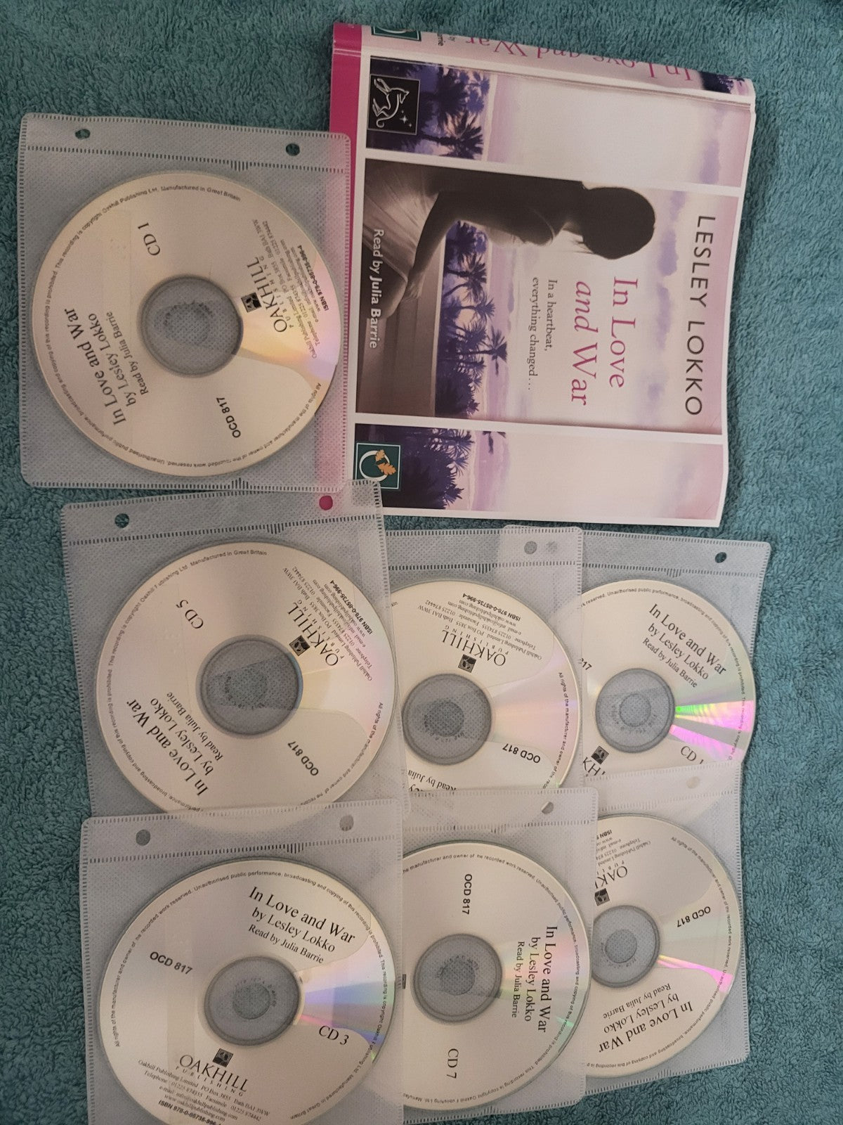 AALESLEY LOKKO - IN LOVE AND WAR - 13 cds - audiobook unabridged DISC ONLY