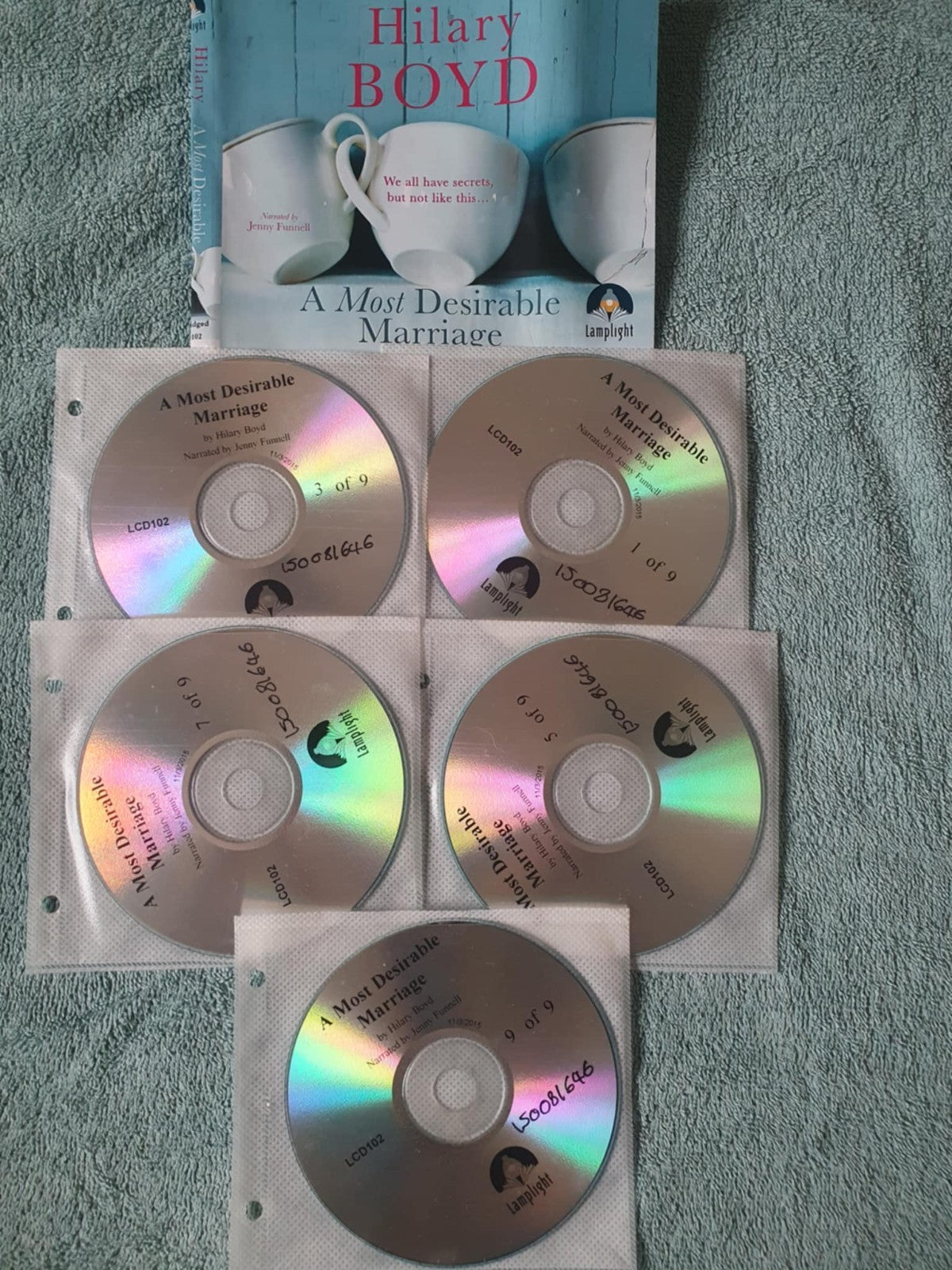 ALICE SEBOLD - THE LOVELY BONES - 11 CDS - audiobook unabridged DISC ONLY