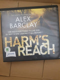 ALEX BARCLAY - HARM'S REACH - 10 CDS AUDIOBOOK UNABRIDGED DISC ONLY