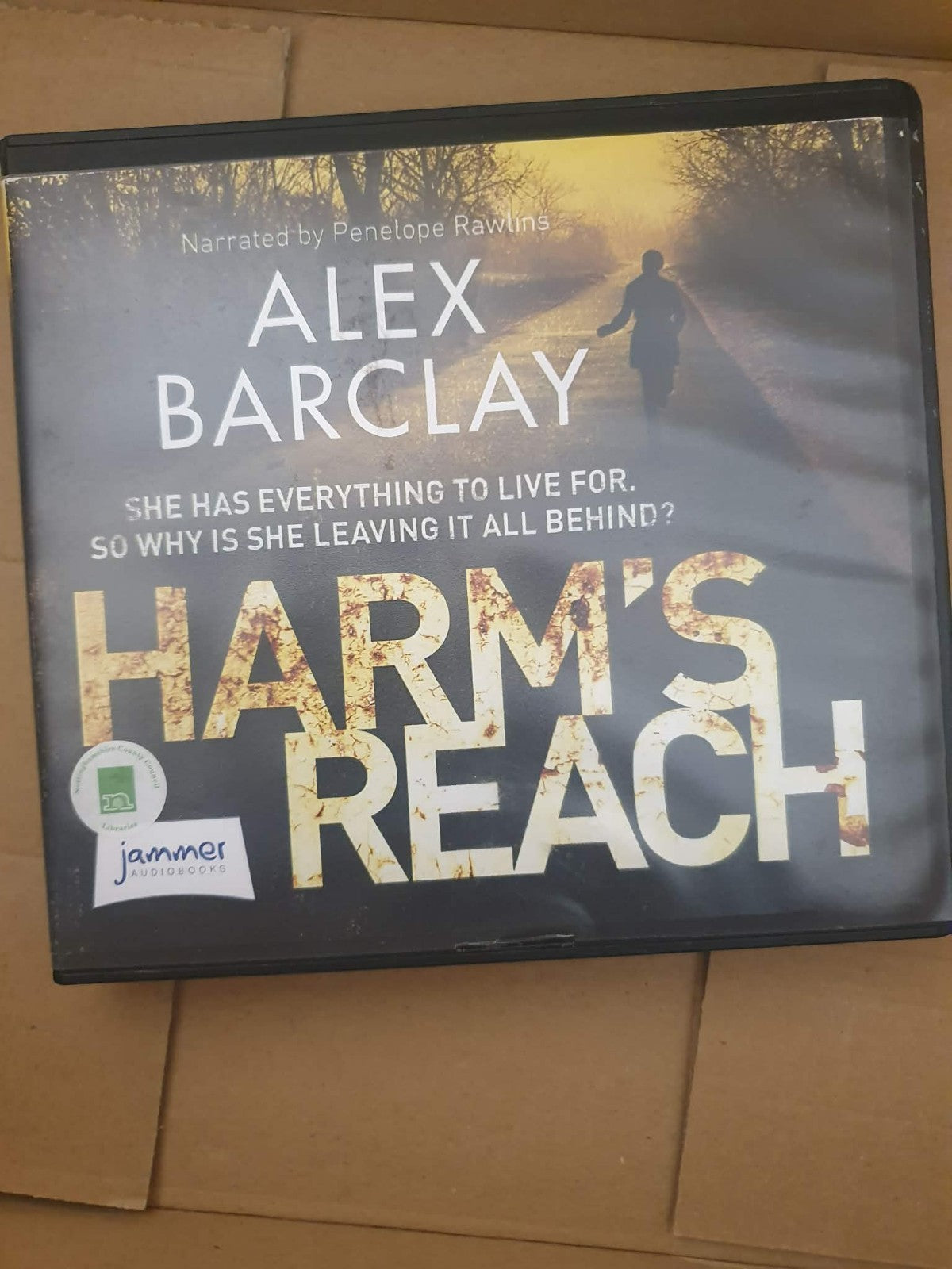 ALEX BARCLAY - HARM'S REACH - 10 CDS AUDIOBOOK UNABRIDGED DISC ONLY