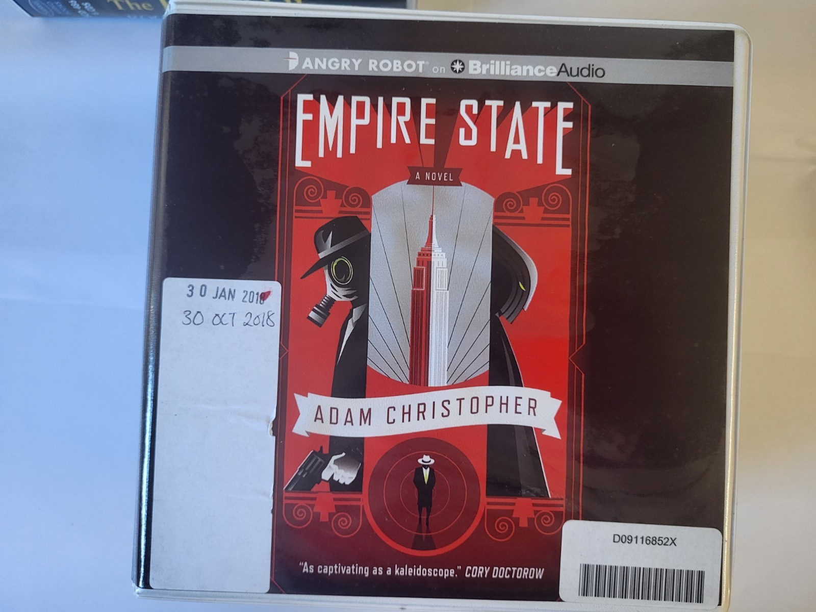 ADAM CHRISTOPHER - EMPIRE STATE - 10 CDS AUDIOBOOK UNABRIDGED DISC ONLY