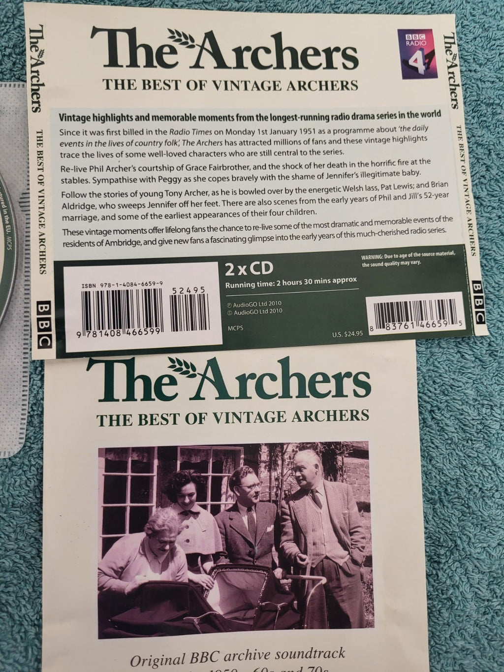 BBC - THE ARCHERS - THE BEST OF VINTAGE ARCHERS - 2 CD - audiobook unabridged