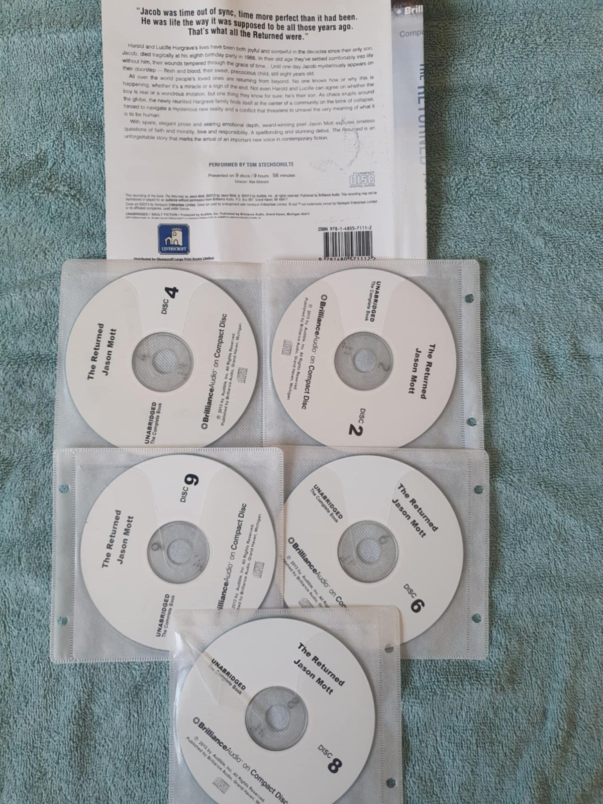 ANN CLIFF - SUMMER BY THE SEA - 7 CDS - audiobook unabridged DISC ONLY